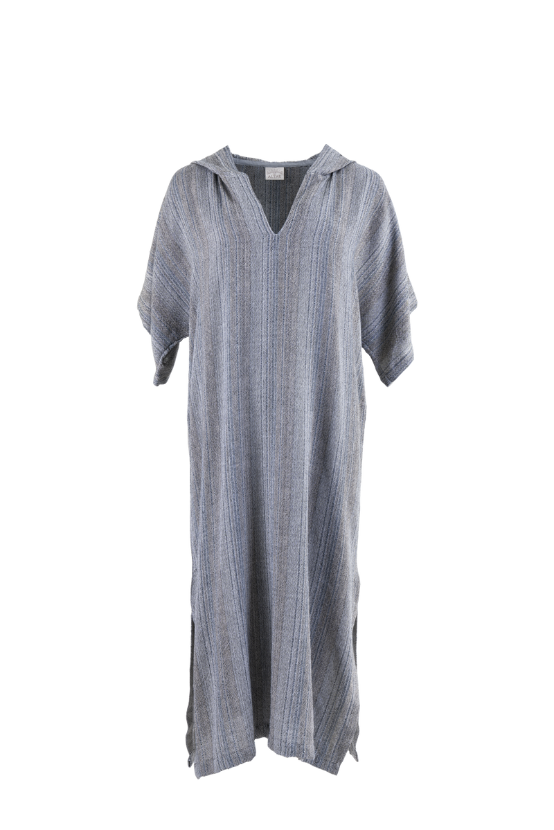 Ares Kaftan Dark Grey Striped for Him