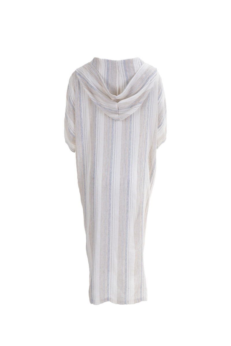 Ares Kaftan Raw Striped