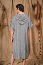 Ares Kaftan Dark Grey Striped for Him