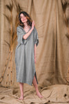 Ares Kaftan Dark Grey Striped