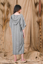 Ares Kaftan Dark Grey Striped