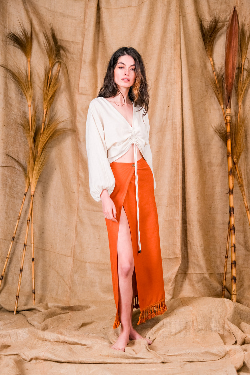 Peitho Skirt Orange