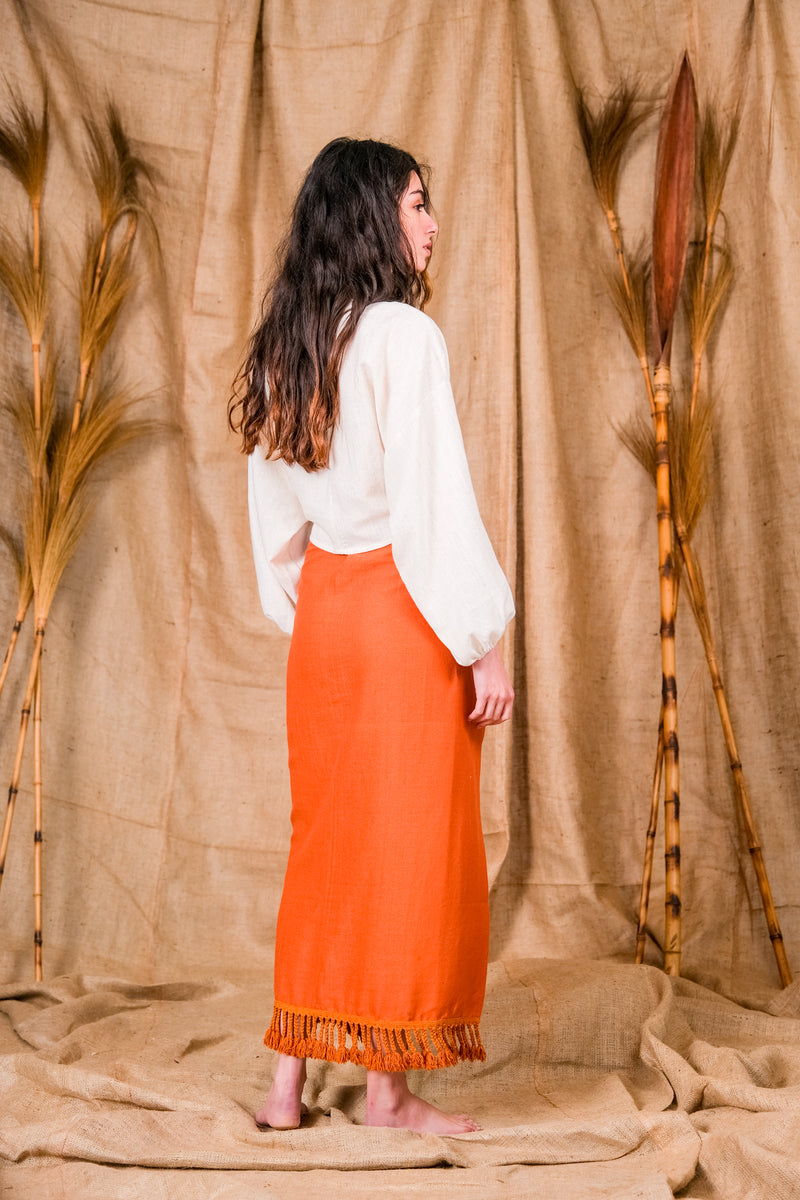 Peitho Skirt Orange