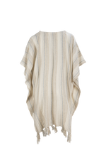 Selene Poncho Raw Stripes for Him